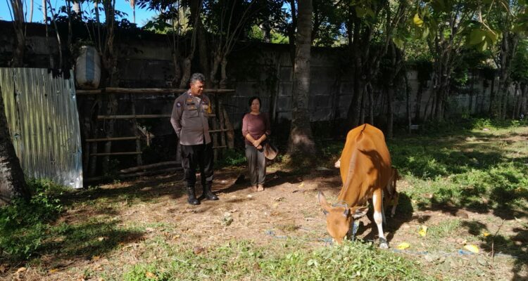 Bhabinkamtibmas Aktif Edukasi Pertanian di Desa Senggigi