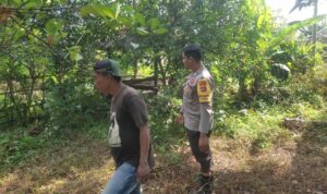 Memperkuat Ketahanan Pangan, Bhabinkamtibmas Kuranji Dalang Gencarkan Kunjungan ke Warga