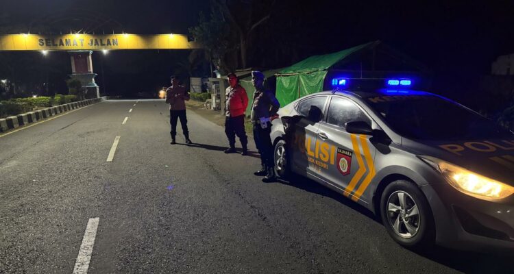 Patroli Blue Light Polsek Kediri Jaga Keamanan Jalan Umum BIL, Cegah Kriminalitas dan Balap Liar