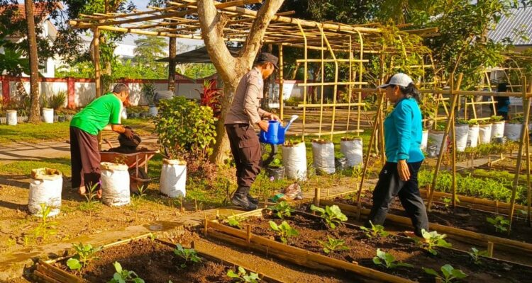 Kunjungan Polri ke BPP Kuripan Jadi Contoh Kolaborasi Ketahanan Pangan Desa