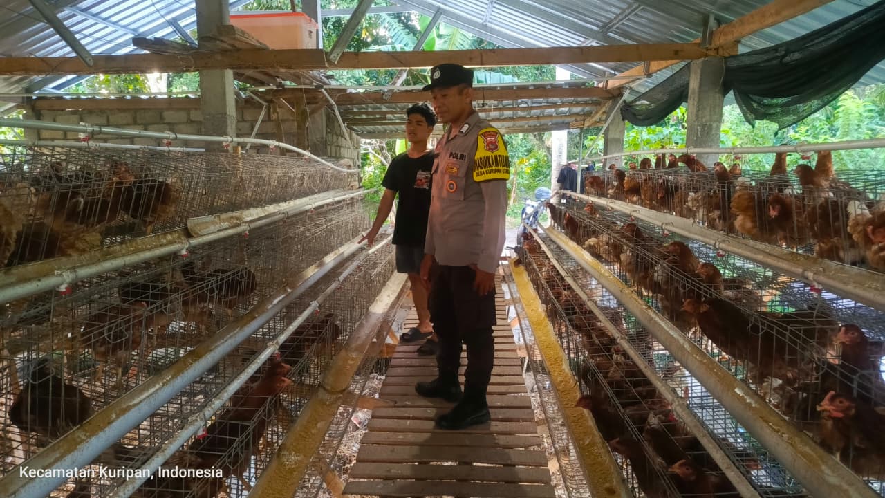 Polres Lombok Barat Perkuat Sinergi dengan Warga Kuripan Utara dalam Program Ketahanan Pangan