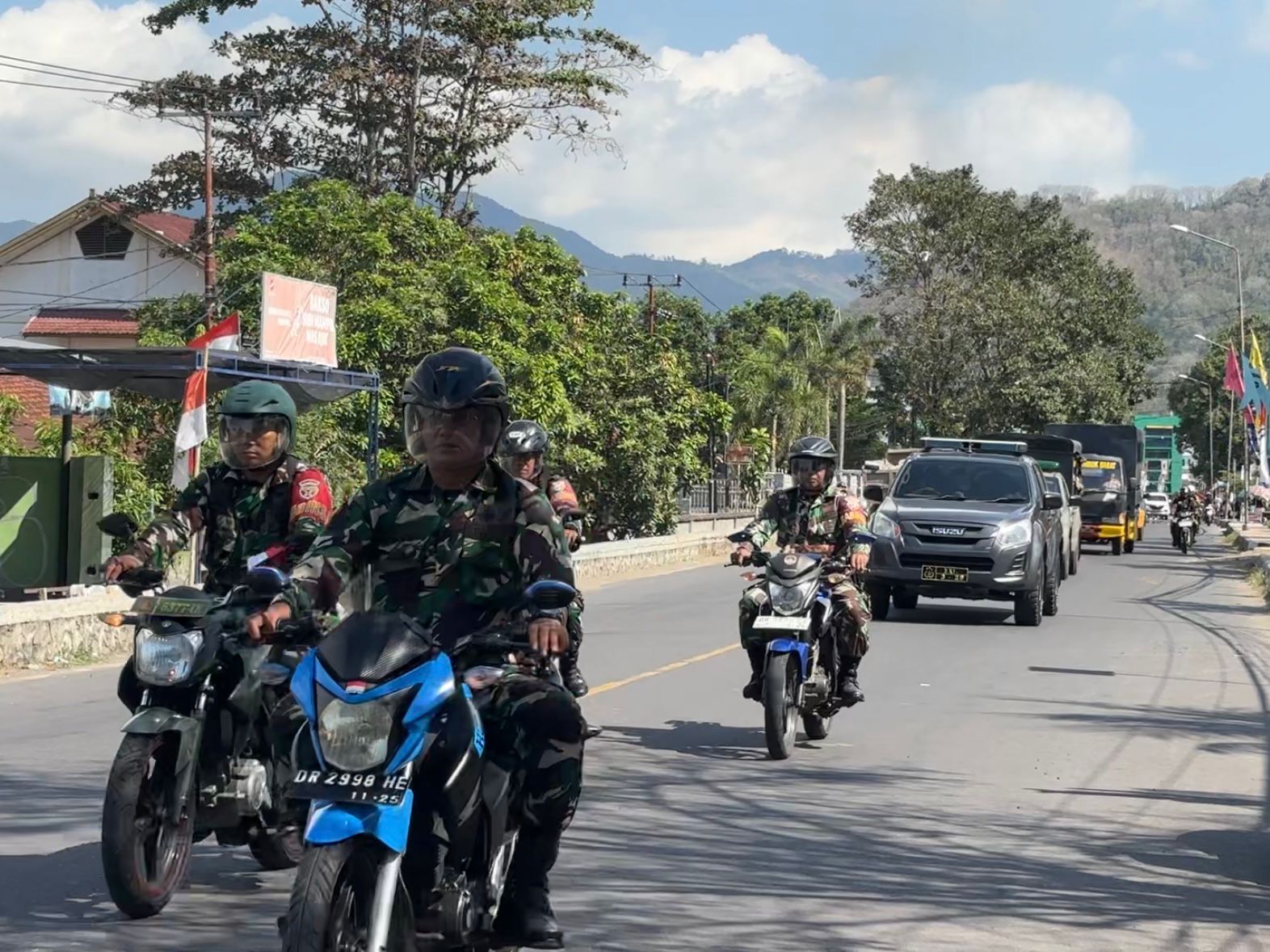 Sinergi TNI-Polri dan Pemda Lombok Barat Gelar Patroli Humanis